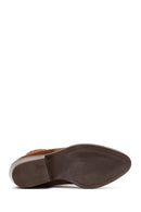 Kadın Taba Süet Deri Kovboy Bot | Derimod