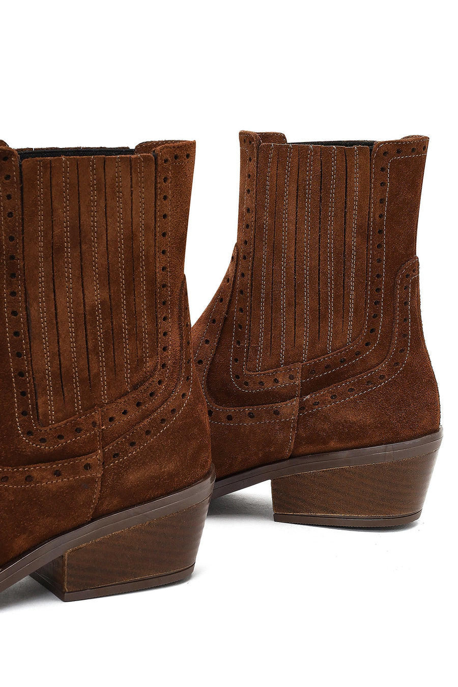 Woman Taba Suet Leather Cowboy Boots
