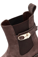 Kadın Vizon Kalın Tabanlı Süet Deri Chelsea Bot | Derimod