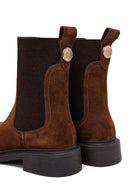 Kadın Taba Süet Deri Chelsea Bot | Derimod