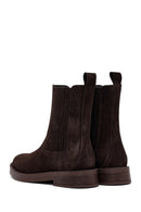 Kadın Kahverengi Süet Deri Chelsea Bot | Derimod