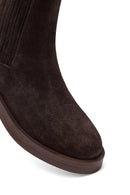 Kadın Kahverengi Süet Deri Chelsea Bot | Derimod