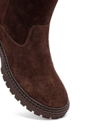 Kadın Kahverengi Süet Deri Bot | Derimod