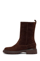 Kadın Kahverengi Süet Deri Bot | Derimod