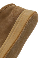 Kadın Vizon Bağcık Kalın Tabanlı Süet Deri Teddy Bot | Derimod