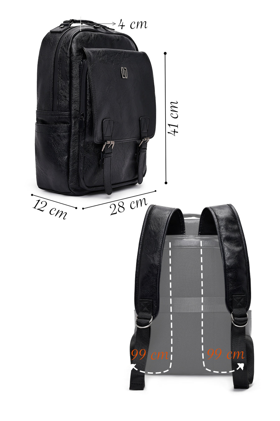 Men's Black Backpack
