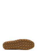 Women's Tan Tasselled Suede Leather Loafer | Derimod