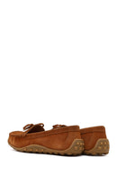 Women's Tan Tasselled Suede Leather Loafer | Derimod