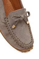 Women's Mink Tassel Suede Leather Loafer | Derimod