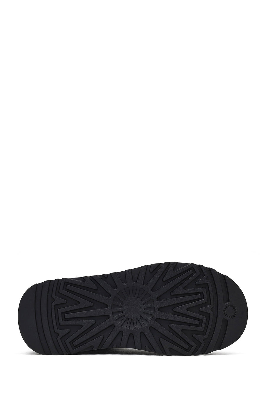 Women's Black Thick-Soled Patterned Suede Leather Teddy Boot