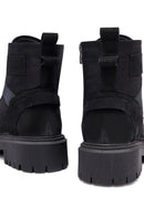 Kadın Siyah Fermuarlı Deri Postal Bot | Derimod