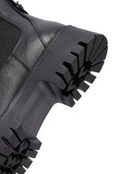 Kadın Siyah Kalın Tabanlı Deri Chelsea Bot | Derimod