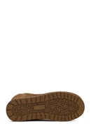 Kadın Camel Süet Deri Teddy Bot | Derimod