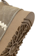 Kadın Vizon Süet Deri Teddy Bot | Derimod