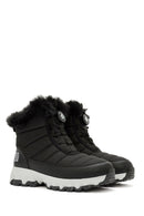 Derimod Dry Kadın Siyah Bağcıklı Kalın Tabanlı Waterproof Outdoor Bot | Derimod