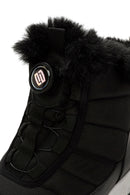 Derimod Dry Kadın Siyah Bağcıklı Kalın Tabanlı Waterproof Outdoor Bot | Derimod