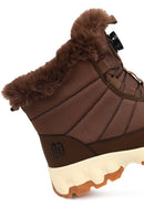 Derimod Dry Kadın Kahverengi Bağcıklı Kalın Tabanlı Waterproof Outdoor Bot | Derimod