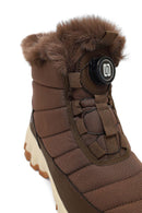 Derimod Dry Kadın Kahverengi Bağcıklı Kalın Tabanlı Waterproof Outdoor Bot | Derimod