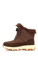 Derimod Dry Kadın Kahverengi Bağcıklı Kalın Tabanlı Waterproof Outdoor Bot | Derimod