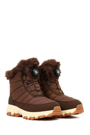 Derimod Dry Kadın Kahverengi Bağcıklı Kalın Tabanlı Waterproof Outdoor Bot | Derimod