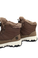 Derimod Dry Kadın Vizon Bağcıklı Kalın Tabanlı Waterproof Outdoor Bot | Derimod