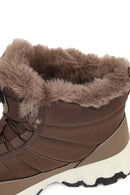 Derimod Dry Kadın Vizon Bağcıklı Kalın Tabanlı Waterproof Outdoor Bot | Derimod