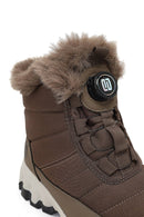 Derimod Dry Kadın Vizon Bağcıklı Kalın Tabanlı Waterproof Outdoor Bot | Derimod