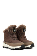 Derimod Dry Kadın Vizon Bağcıklı Kalın Tabanlı Waterproof Outdoor Bot | Derimod