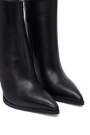 Kadın Siyah Fermuarlı Yüksek İnce Topuklu Deri Bot | Derimod