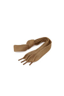 Kadın Bej Bağcıklı Kalın Tabanlı Tüylü Süet Deri Teddy Sneaker | Derimod