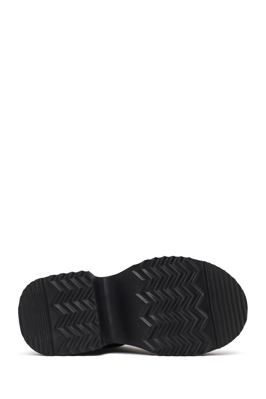 Women's Black Thick-Soled Suede Leather Teddy Boot