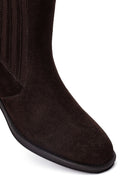 Kadın Kahverengi Süet Deri Chelsea Bot | Derimod