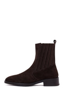 Kadın Kahverengi Süet Deri Chelsea Bot | Derimod