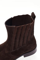 Kadın Kahverengi Süet Deri Chelsea Bot | Derimod