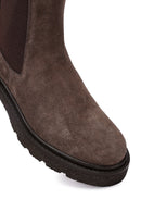 Kadın Vizon Kalın Tabanlı Süet Deri Chelsea Bot | Derimod