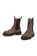 Kadın Vizon Kalın Tabanlı Süet Deri Chelsea Bot | Derimod