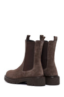 Kadın Vizon Kalın Tabanlı Süet Deri Chelsea Bot | Derimod