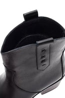 Kadın Siyah Kalın Topuklu Deri Kovboy Bot | Derimod