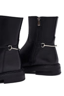 Kadın Siyah Fermuarlı Deri Bot | Derimod