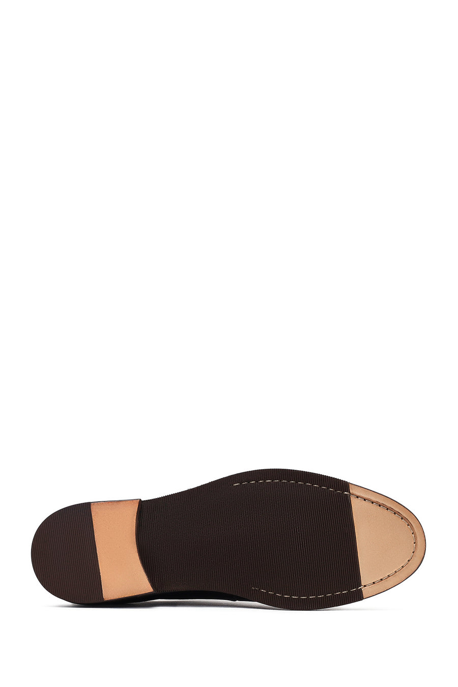 Men's Brown Lace-Up Leather Classic Shoes
