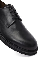 Men's Black Lace-Up Leather Classic Shoes | Derimod