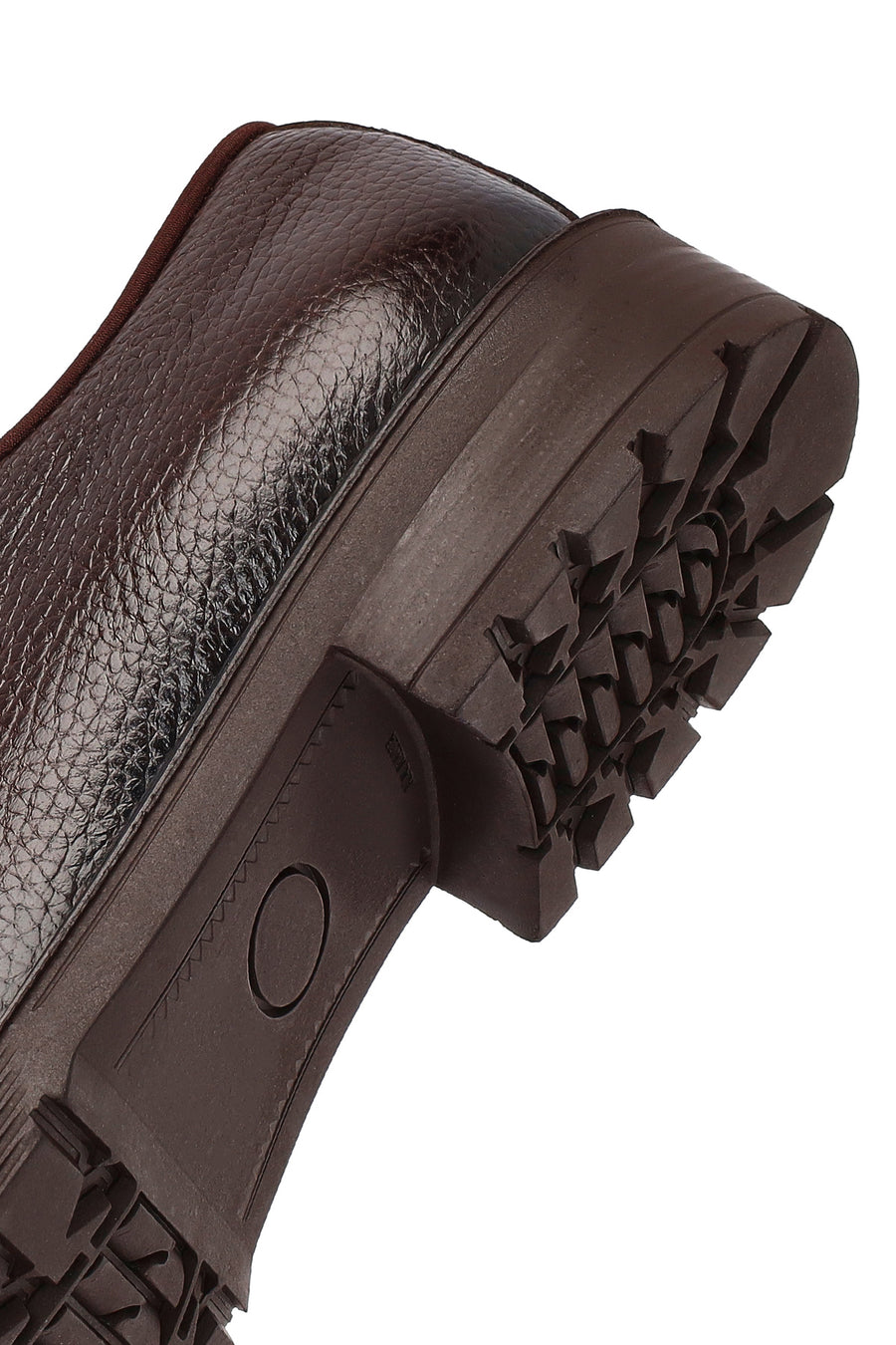 Men's Brown Lace-Up Leather Classic Shoes