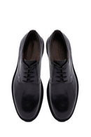 Erkek Siyah Bağcıklı Deri Casual Ayakkabı | Derimod