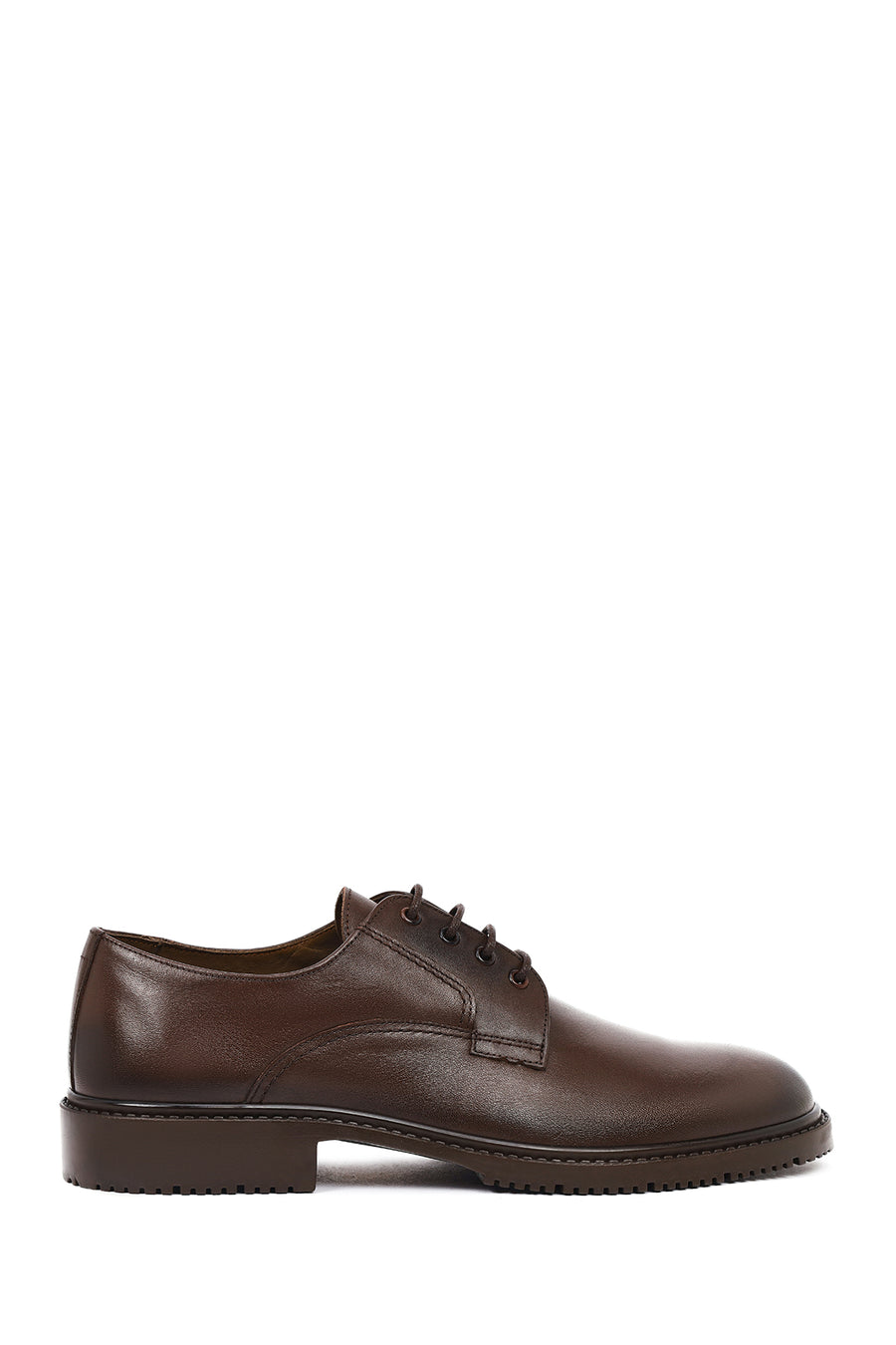 Men's Brown Lace-Up Leather Casual Shoes 25WFD601518 | Derimod