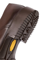 Erkek Kahverengi Bağcıklı Deri Casual Ayakkabı | Derimod