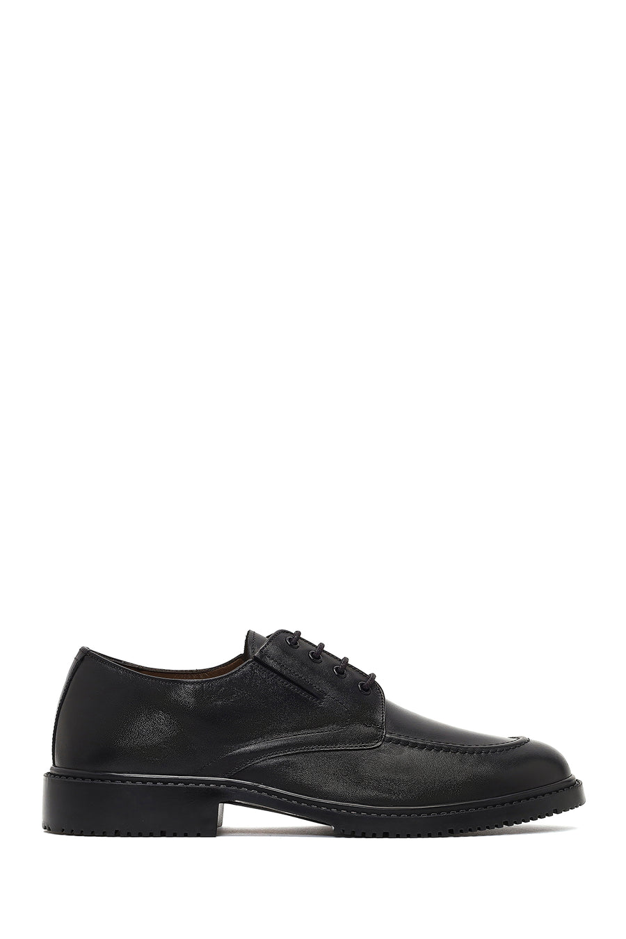 Men's Black Lace-up Leather Casual Shoes 25WFD601818 | Derimod