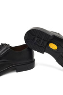 Erkek Siyah Bağcıklı Deri Casual Ayakkabı | Derimod