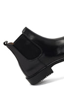 Men's Black Leather Chelsea Boot | Derimod