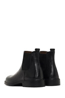 Men's Black Leather Chelsea Boot | Derimod