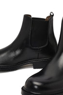 Men's Black Leather Chelsea Boot | Derimod